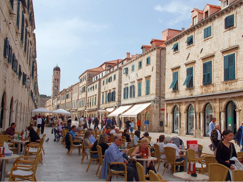 Cafe in der Stadt